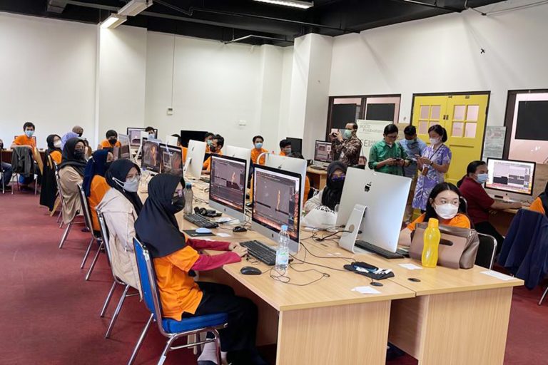 Gedung Laboratorium Teaching Factory Politeknik Negeri Batam sebagai Tempat Belajar Animasi Bersama Infinite Studios dan BBPLK Bekasi