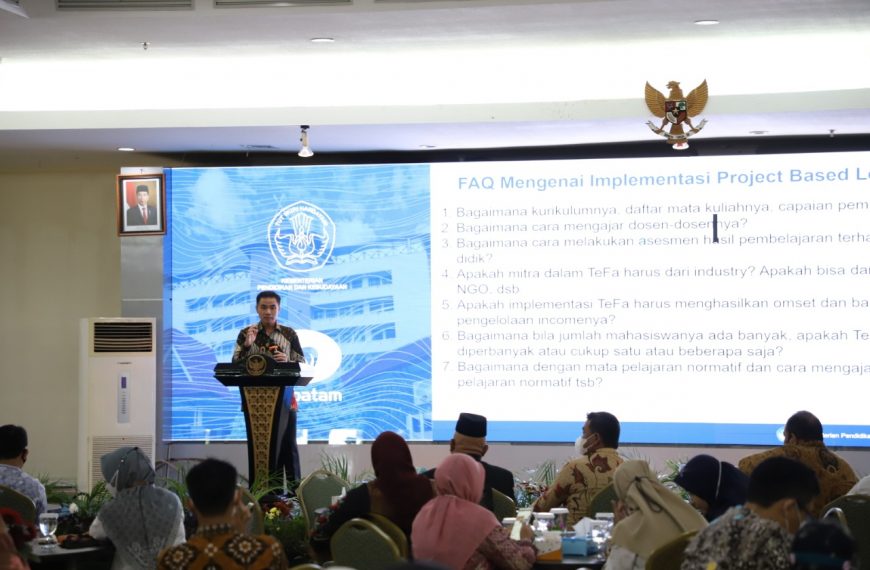 Dirjen Pendidikan Vokasi Dorong Penerapan PBL di Politeknik Negeri Batam