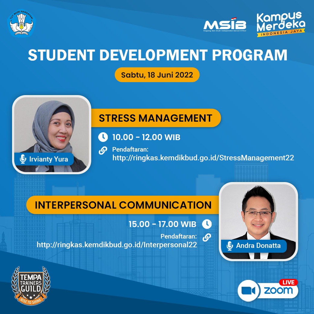 Webinar Series Student Development Program “Interpersonal Communication ...