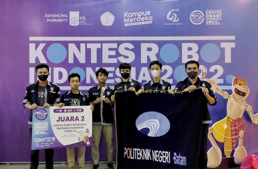 Barelang Robotics Team Won National 2nd Place in the KRSBI Humanoid Category and Will Compete in the International Robocup Soccer Middle Size League (MSL) 2022