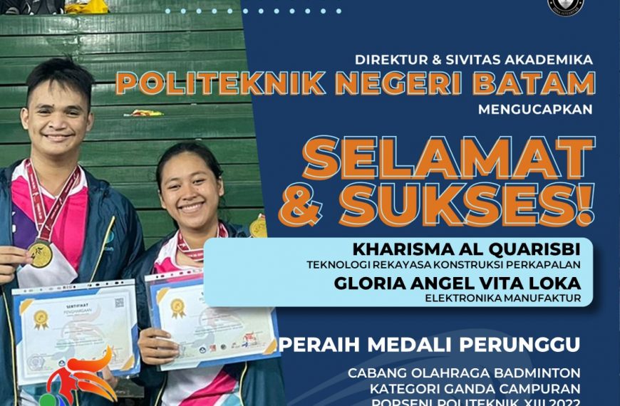 Prestasi Atlit Polibatam di Ajang Porseni Politeknik XIII Tahun 2022