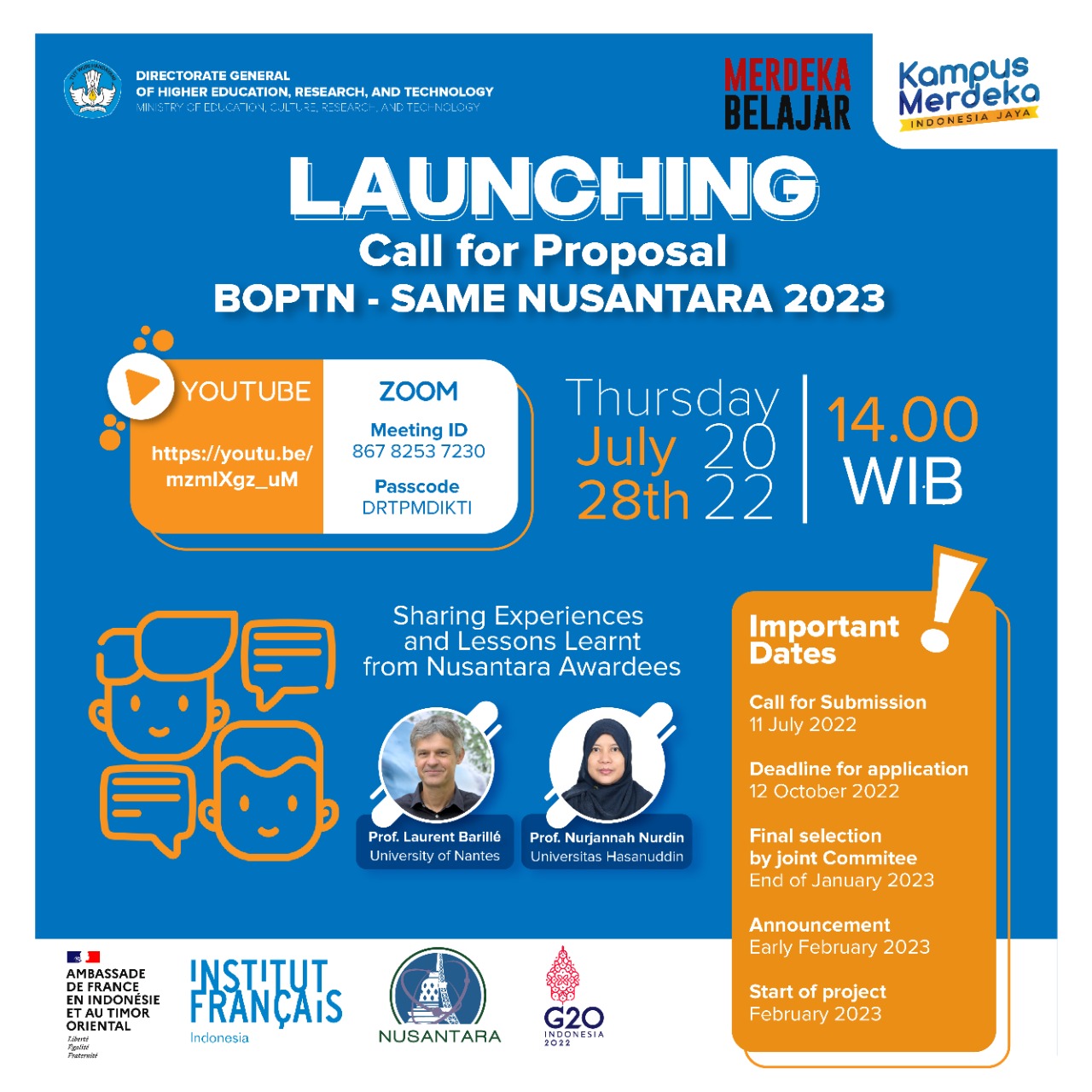 Peluncuran Call for Proposal BOPTN SAME Nusantara 2023 Politeknik