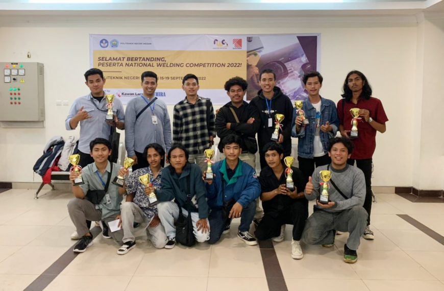 Polibatam Raih 10 Juara di Ajang National Welding Competition 2022