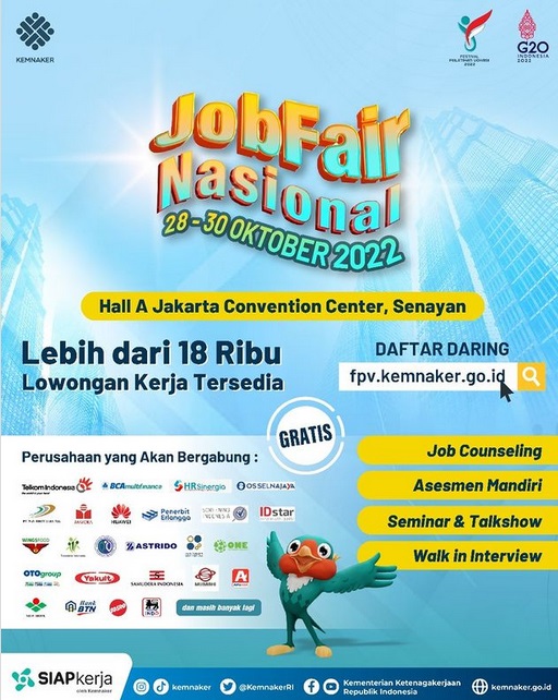 Kemenaker Gelar Job Fair Nasional Politeknik Negeri Batam