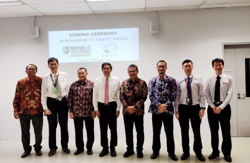 Polibatam Tandatangani MoU dengan Republic Polytechnic Singapore