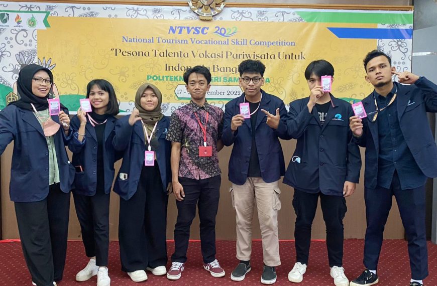 Polibatam Students Achieved 3rd Place in Photography, Smartphone Videography Promotion, and Best Pronunciation & Intonation Tour Guide at the National Tourism Vocational Skill Competition (NTVSC) 2022