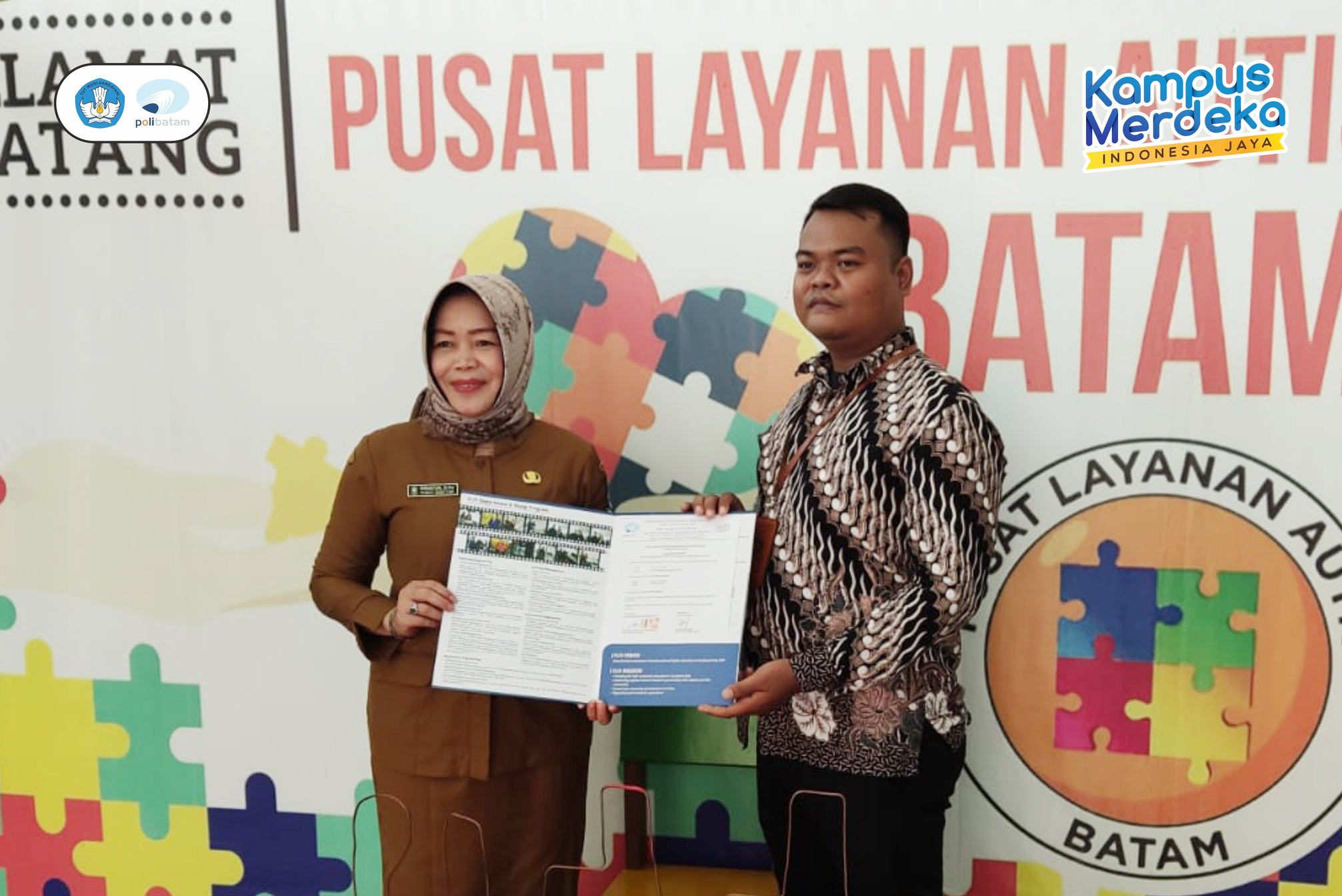Polibatam Community Service to the Autism Service Center and SMK Pertiwi Batam