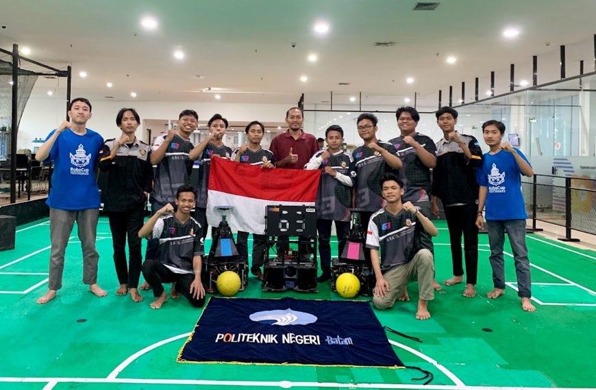 Polibatam Barelang63 Robot Team Reached International Level Achievements: Asia-Pacific Robocup 2022 in the Middle Size League8 Category