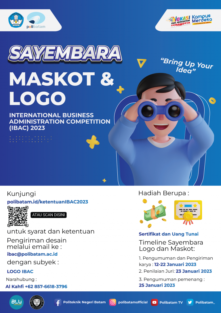 Sayembara Maskat & Logo International Business Administration Competition (IBAC) 2023