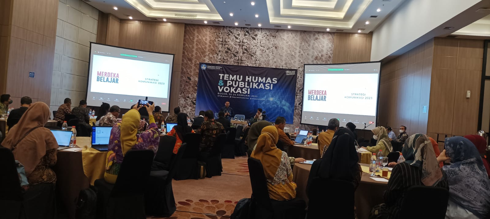 Humas Polibatam Ikuti Acara Temu Humas dan Publikasi Vokasi 2023: Mari Sampaikan Pesan Baik dan Kisah Sukses Penerima Program Merdeka Belajar