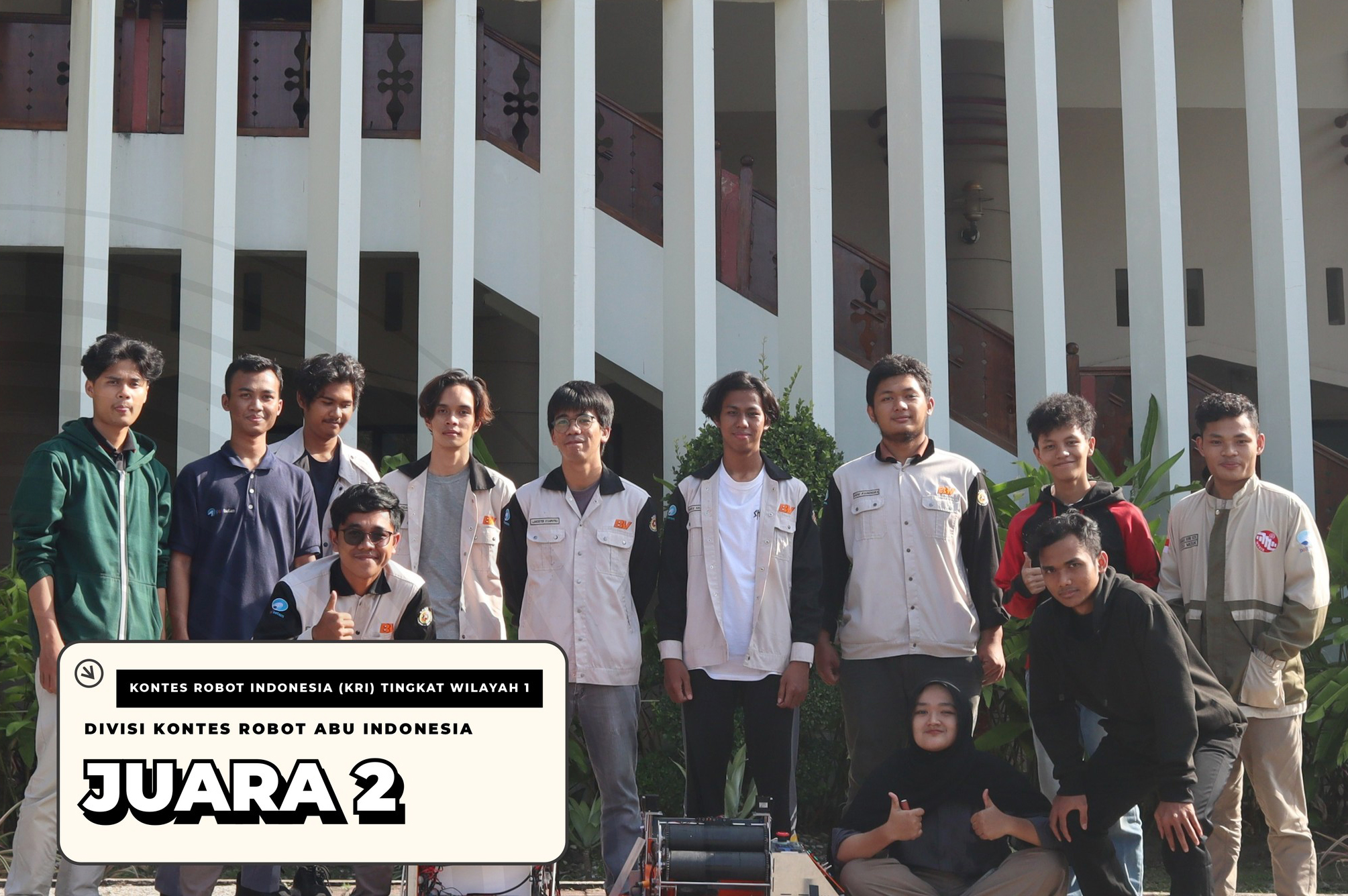 Tim Robot Polibatam Raih 3 Juara di Ajang Kontes Robot Indonesia (KRI) Wilayah 1 Tahun 2023