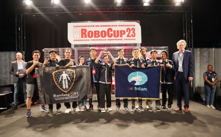 Polibatam Barelang FC Team Achieved 3rd Place at the International Level of RoboCup 2023 in France