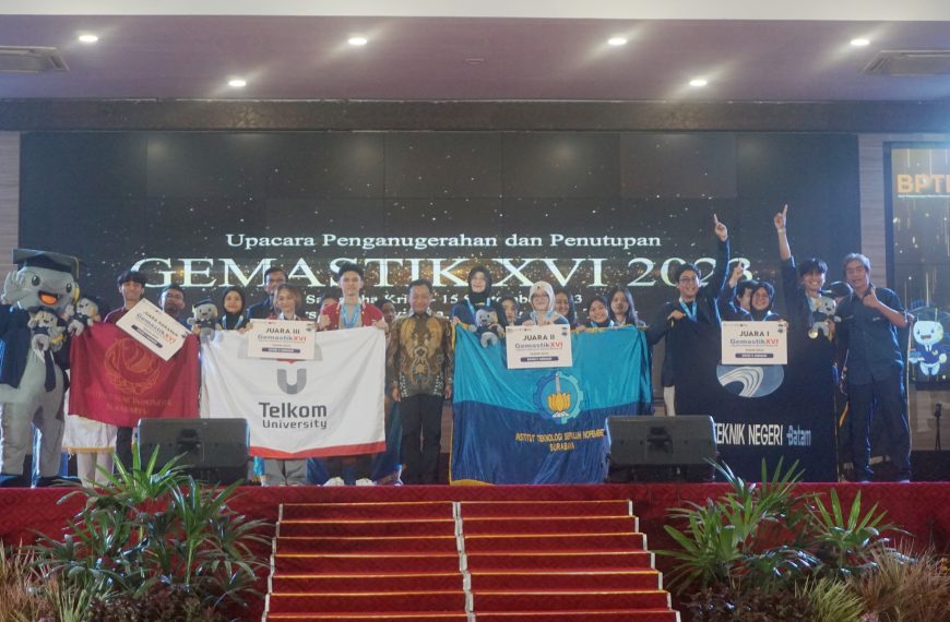Politeknik Negeri Batam Animation Team Wins Gold Medal in GEMASTIK XVI Competition 2023