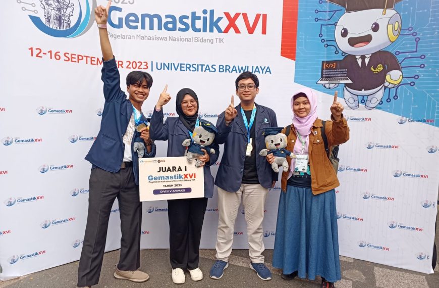 Tim Animasi Polibatam Raih Medali Emas Kompetisi GEMASTIK XVI Tahun 2023