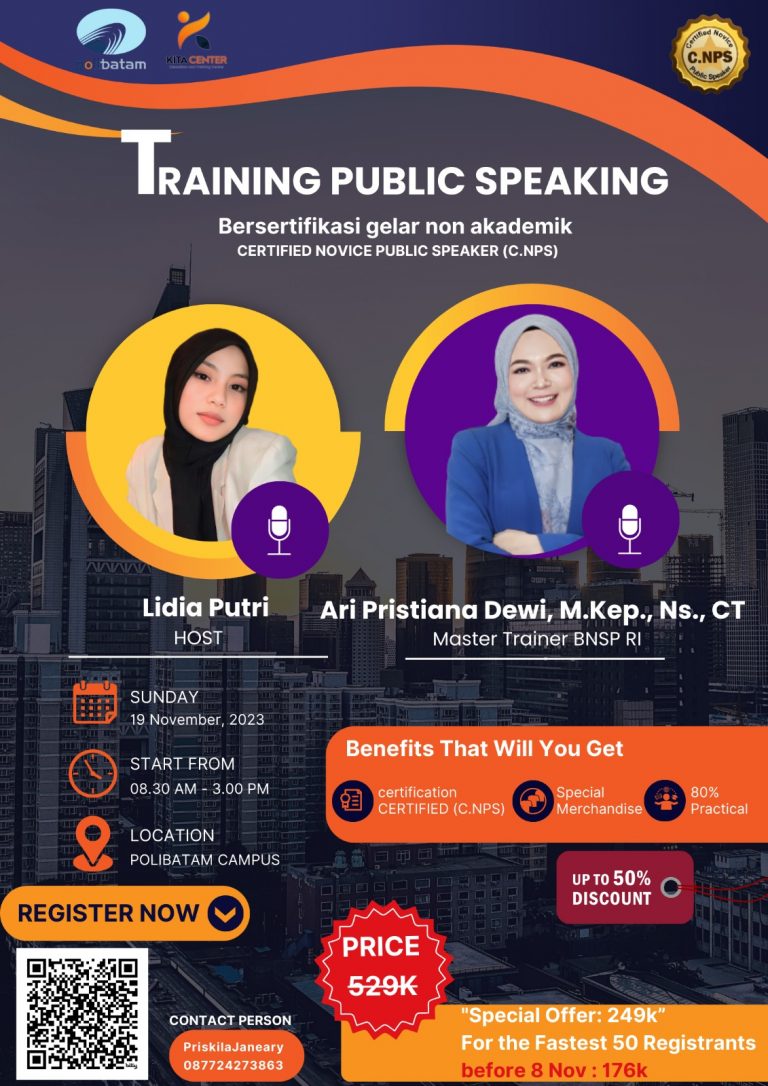 Training Public Speaking: Raih Sertifikasi C.NPS