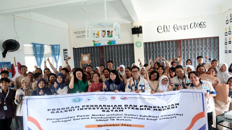 Polibatam Investment Gallery Held Coaching and Assistance Activities to Establish Investment Education Gallery Services at SMAN 18 Batam