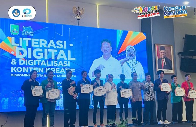 Polibatam Borong JuaraDigitaliasi Konten Kreatif Diskominfo Kota Batam 2024