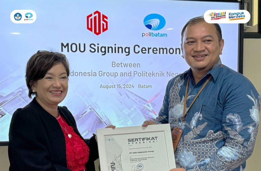 Polibatam dan PT. GDS Indonesia Group Sepakat Tandatangani Kerjasama Pengembangan Data Center Industri