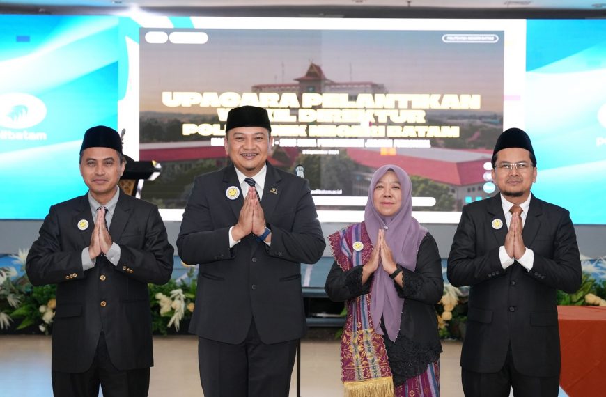 Direktur Polibatam Melantik Wakil Direktur Baru Periode 2024-2029