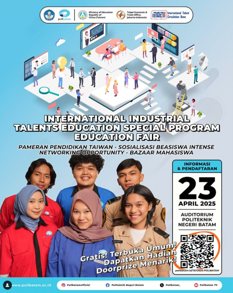 Taiwan EduFair 2025 in Polibatam — Kuliah & Magang ke Taiwan, Why Not?