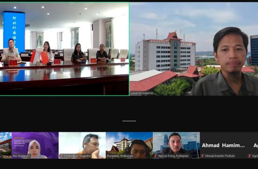 Polibatam Jajaki Kerja Sama Internasional Dengan HEBEI University, China