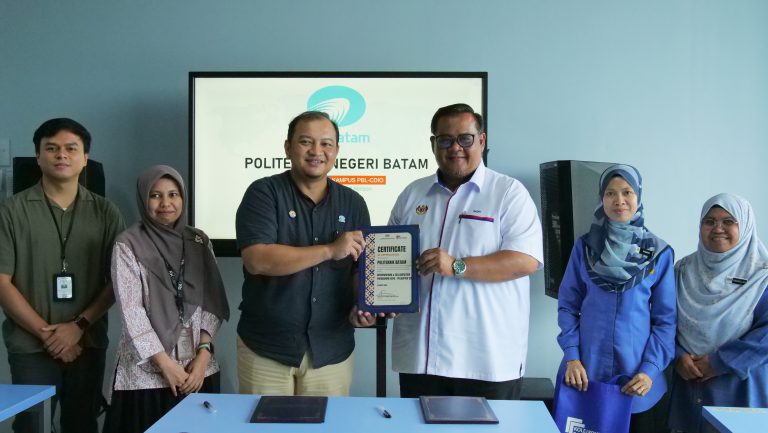 Politeknik Negeri Batam dan Kolej Komuniti Pasir Gudang Lakukan Penandatanganan Letter Of Intent