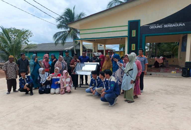 Polibatam dan PGN Kolaborasi Serahkan Solar Drying System untuk Masyarakat Pulau Lanche