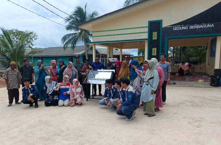 Polibatam dan PGN Kolaborasi Serahkan Solar Drying System untuk Masyarakat Pulau Lanche