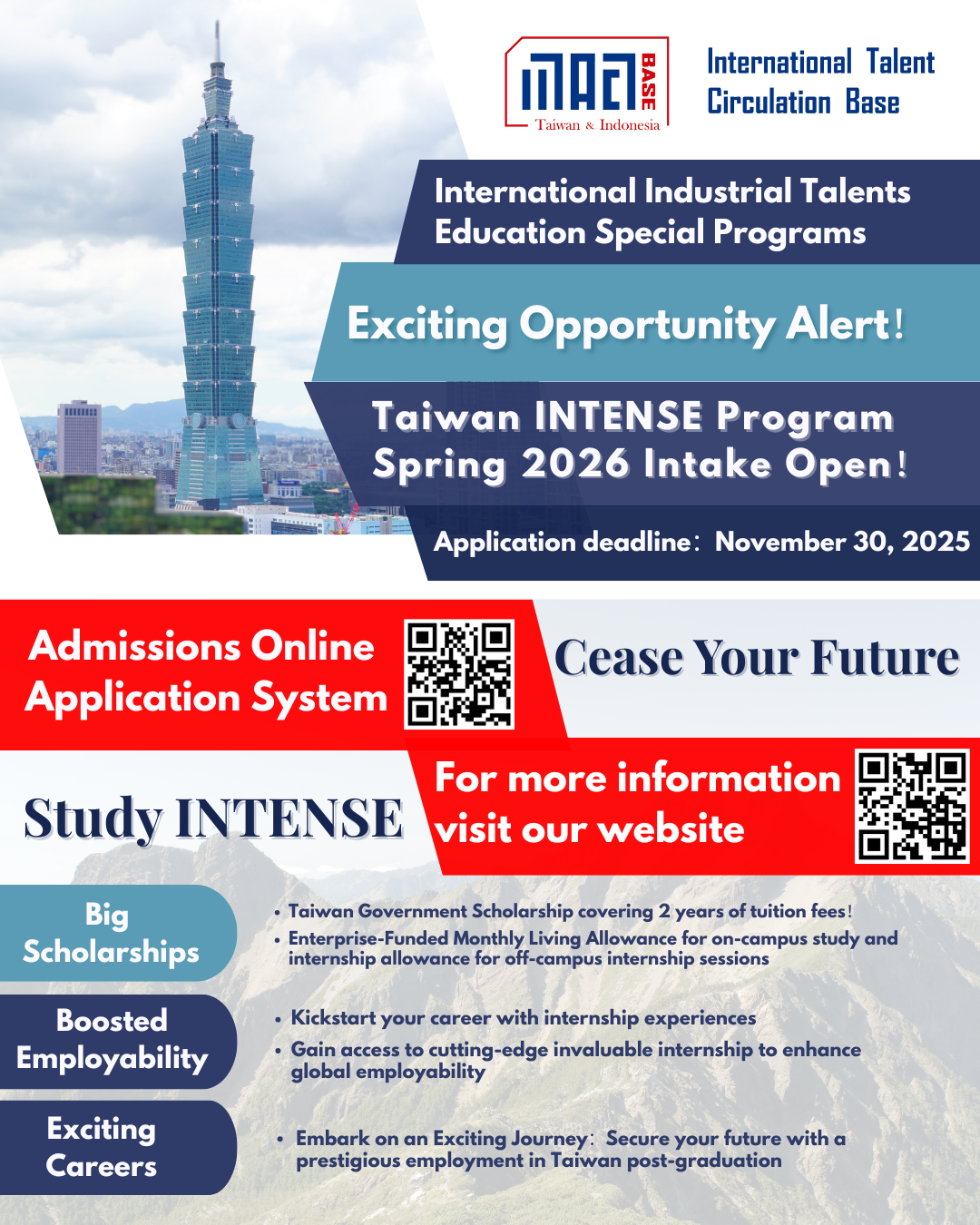 Beasiswa International Industrial Talent Education Special Program 2025