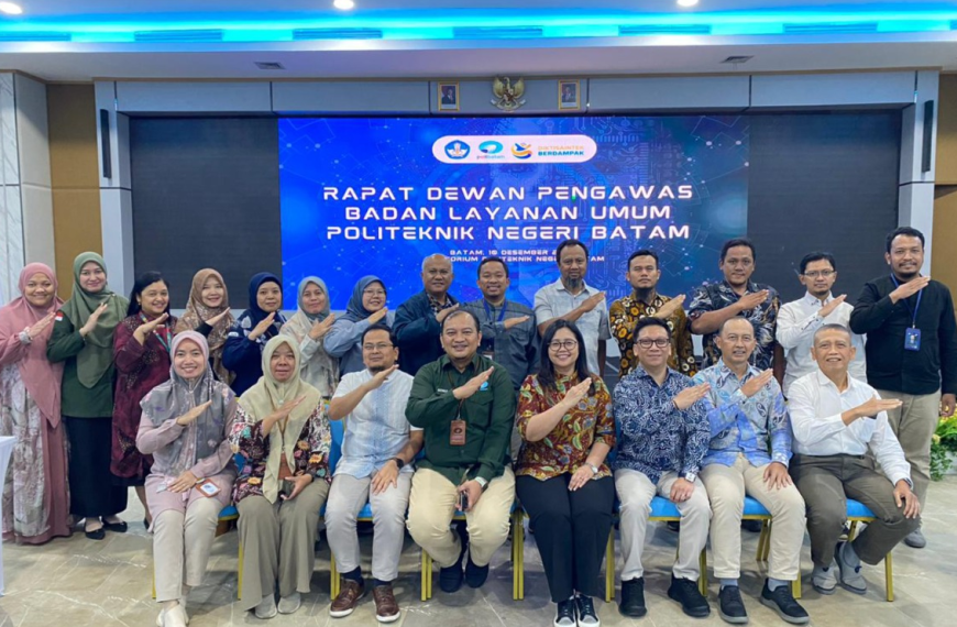 Polibatam Gelar Rapat Dewan Pengawas 2025: Bahas Kinerja, Transformasi Kelembagaan, dan Arah Penguatan Layanan