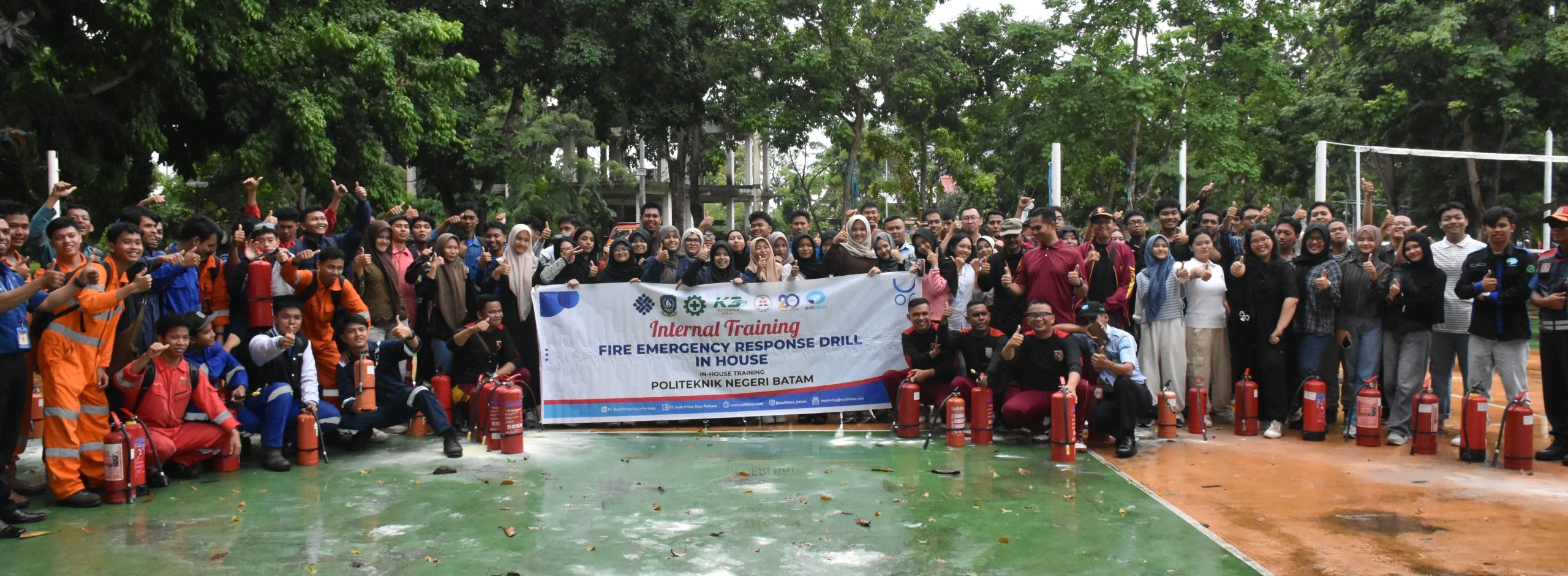 Polibatam Gelar Simulasi Tanggap Darurat Kebakaran, Tingkatkan Kesiapsiagaan