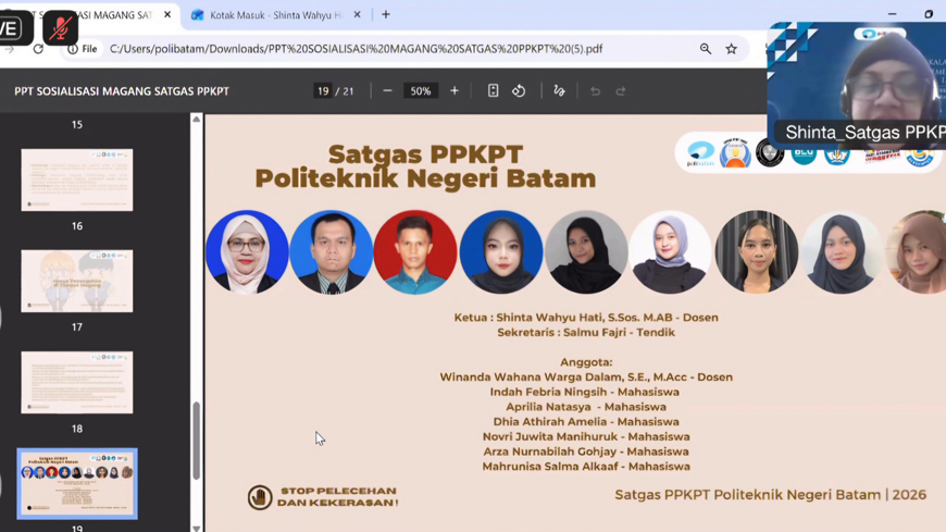 Socialization of Student Internship Preparation ProgramEven Semester Academic Year 2025/2026