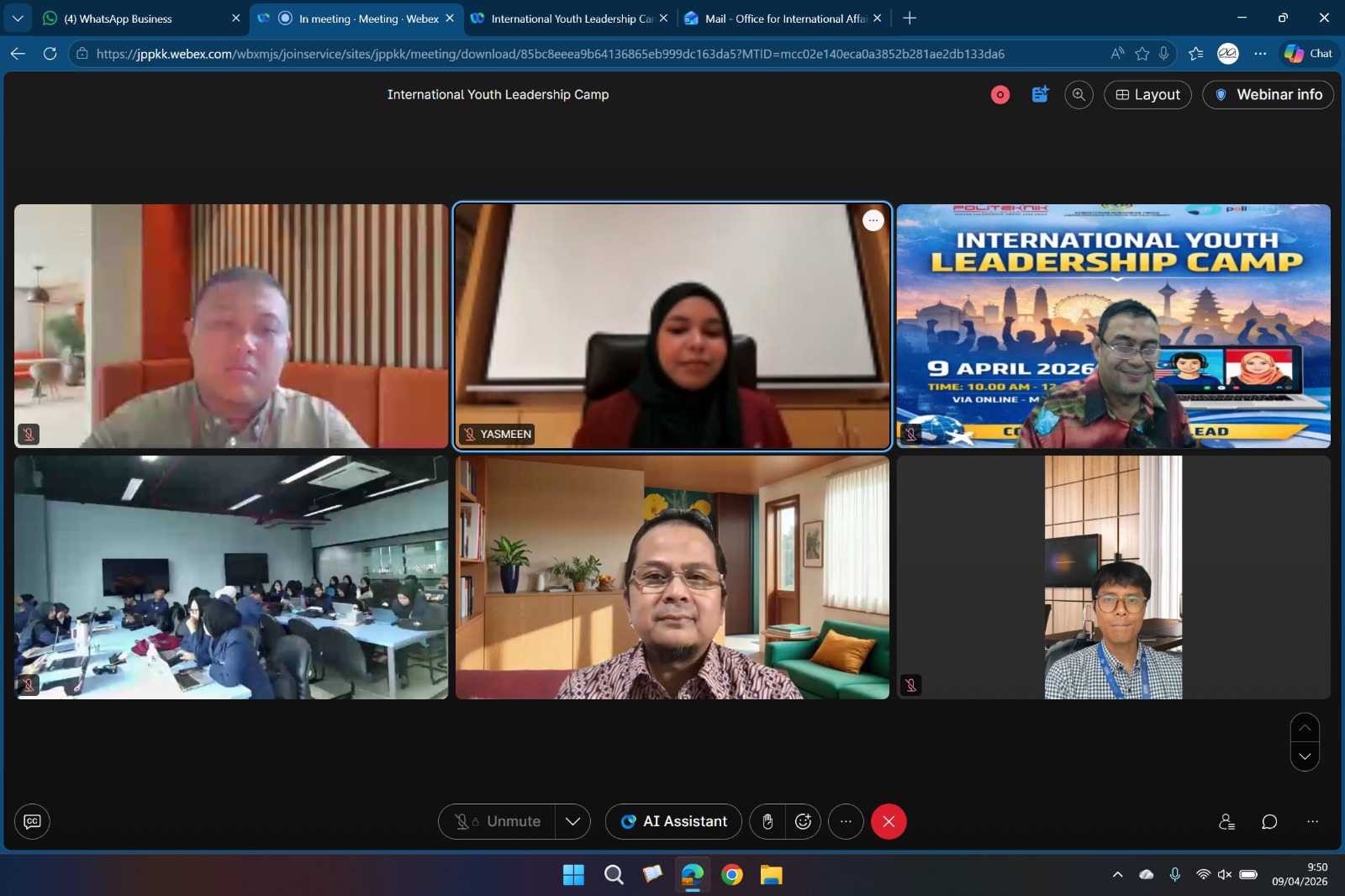 Polibatam Gelar International Youth Leadership Camp Bersama Politeknik Sultan Salahuddin Abdul Aziz Shah (PSAZ)