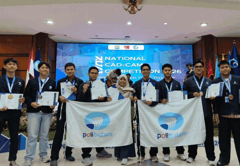 Polibatam Raih Sejumlah Prestasi pada Ajang National CAD-CAM Competition 2026 di Bandung