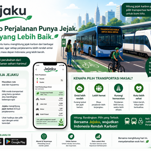 APLIKASI JEJAKU: Hitung Jejak Karbon, Wujudkan Masa Depan Hijau