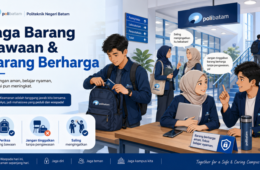 Polibatam Ajak Sivitas Akademika Jaga Barang Bawaan dan Barang Berharga di Lingkungan Kampus