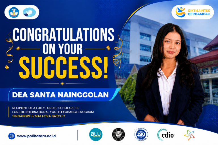 Polibatam Student Selected as Fully Funded Delegate for International Youth Exchange Singapore & Malaysia Batch 2