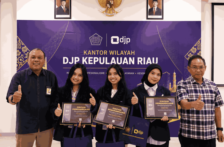 Tax Center Dan Relawan Pajak Polibatam Raih Penghargaan Partisipasi Asistensi SPT 2026