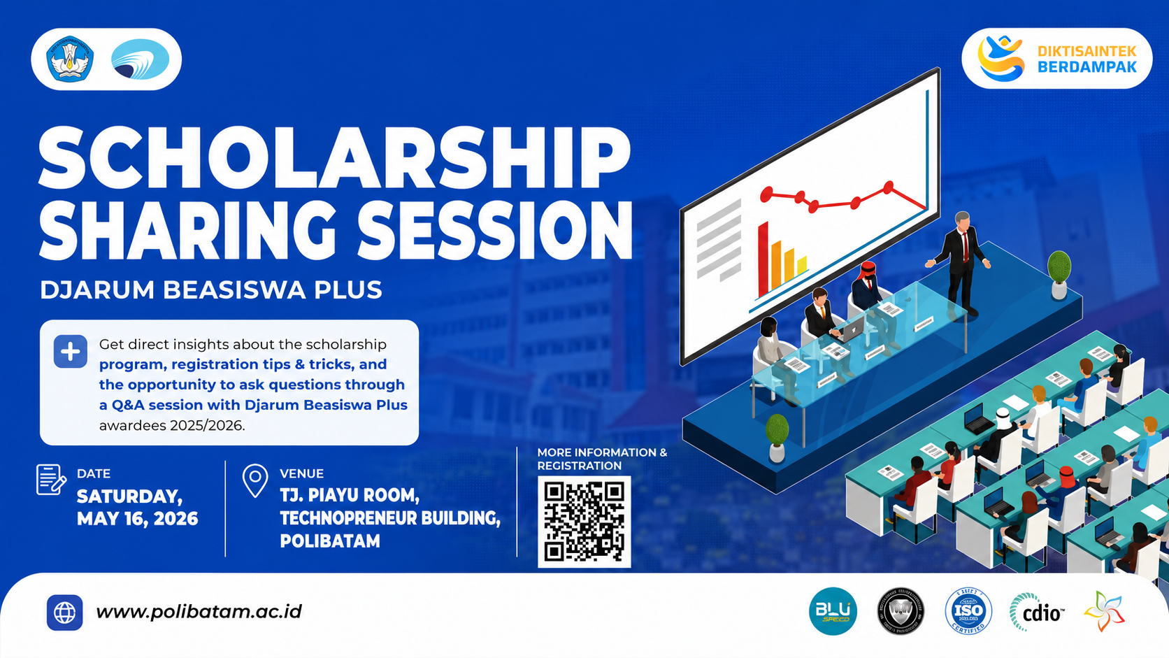 Polibatam to Hold Djarum Beasiswa Plus Sharing Session, Inviting Students to Join a Positive Circle