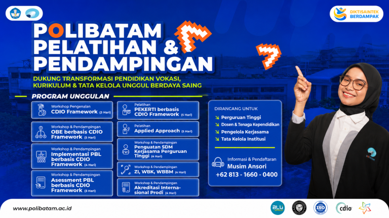 Polibatam Membuka Paket Pelatihan dan Pendampingan