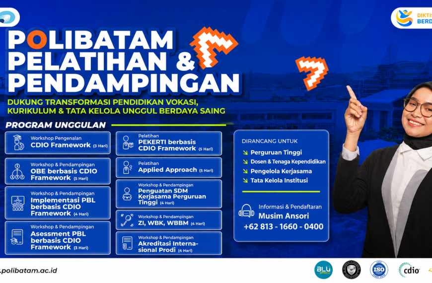 Polibatam Membuka Paket Pelatihan dan Pendampingan