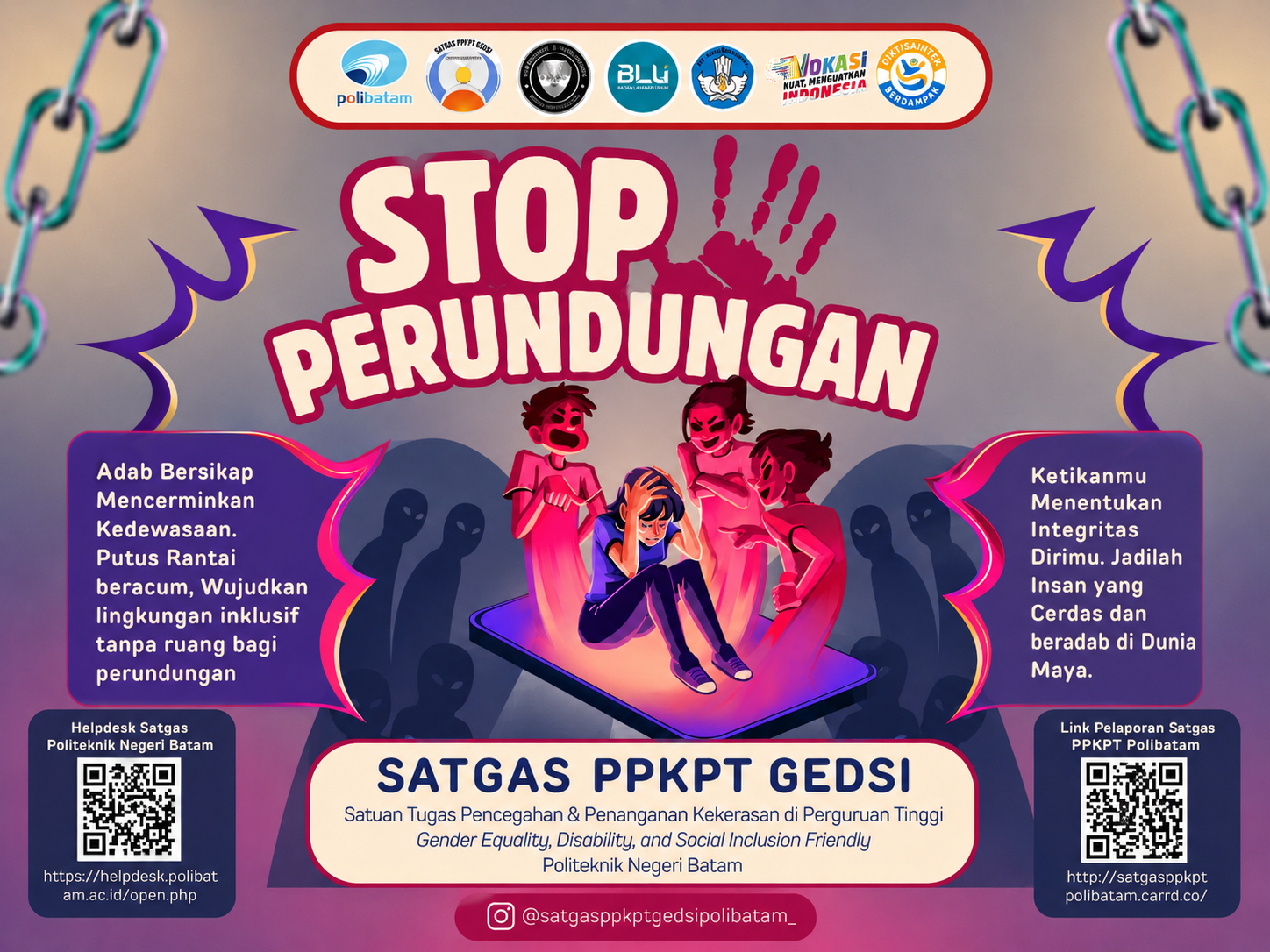 Polibatam Ajak Civitas Akademika Cegah Perundungan dan Wujudkan Kampus Inklusif Bebas Kekerasan