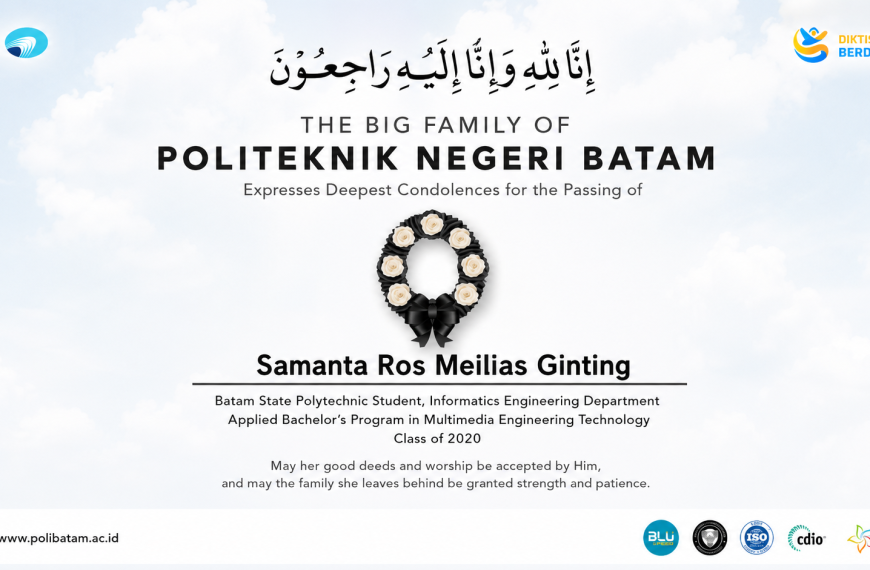 Polibatam Mourns the Passing of Samanta Ros Meilias Ginting