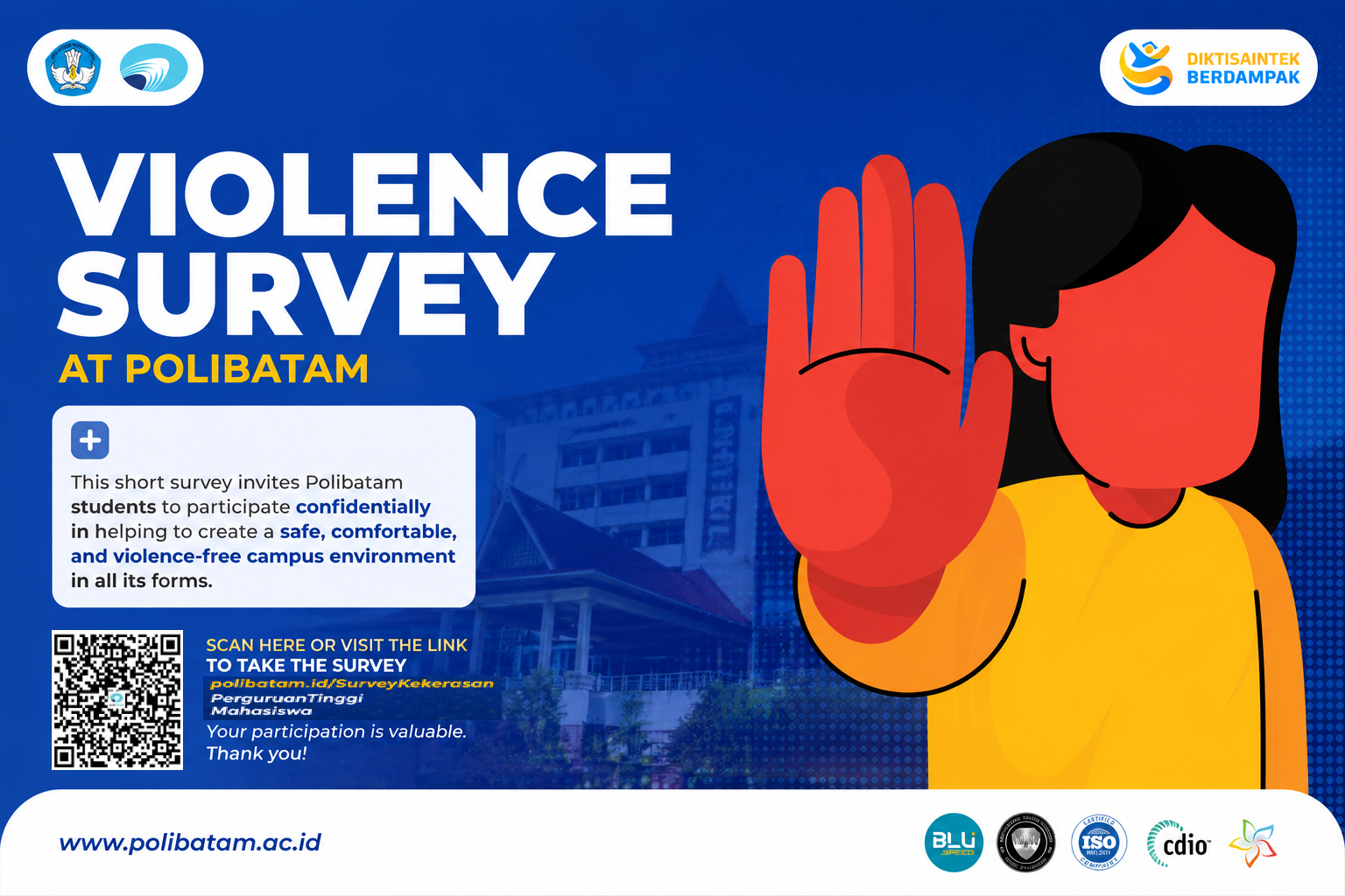 Polibatam Invites Students to Participate in Campus Violence Survey