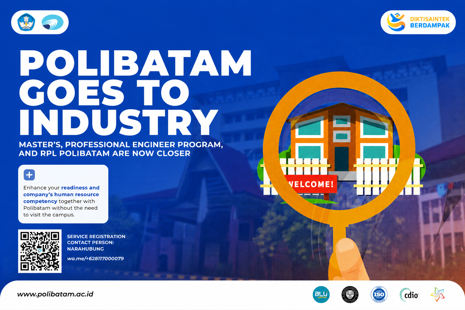 Polibatam Brings On-Site Program Information and Registration Services Directly to Companies