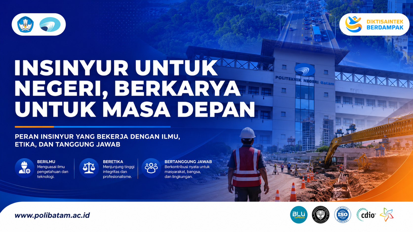 Polibatam Perkenalkan Program Profesi Insinyur melalui Video Naratif “Insinyur untuk Negeri”