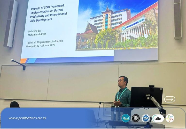 Polibatam Berpartisipasi Di 22ND International CDIO Conference 2026 Di University Of Liverpool, UK.