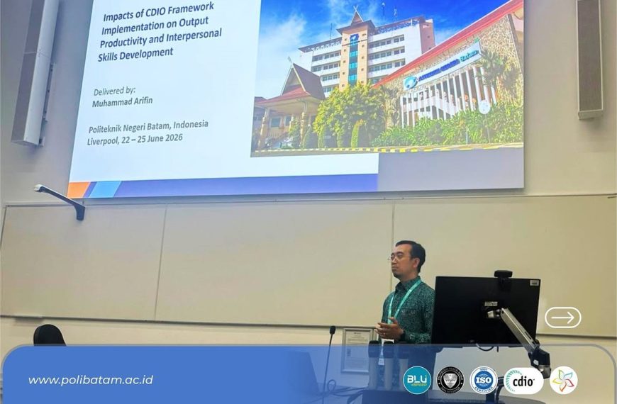 Polibatam Participates in the 22nd International CDIO Conference 2026 at the University of Liverpool, UK