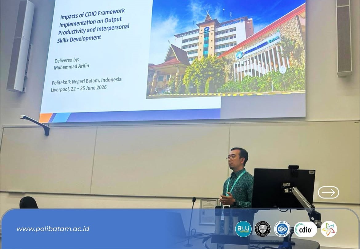Polibatam Berpartisipasi Di 22ND International CDIO Conference 2026 Di University Of Liverpool, UK.