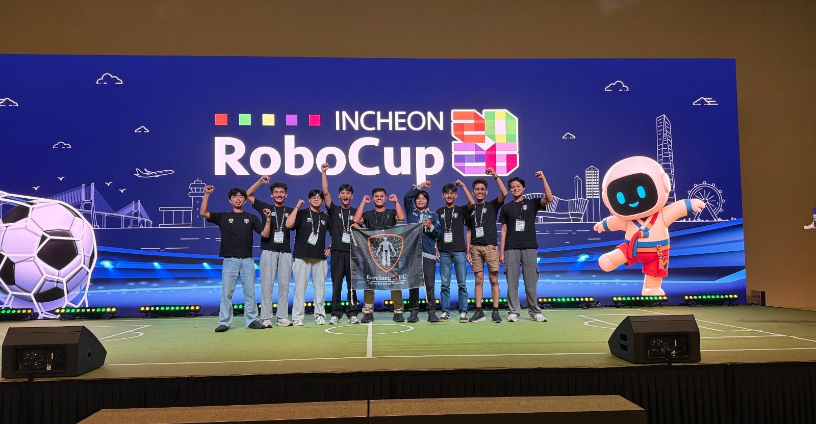 Barelang FC Polibatam Wins 2nd Place in the Best Custom Humanoid Robot Award at RoboCup 2026 in Korea